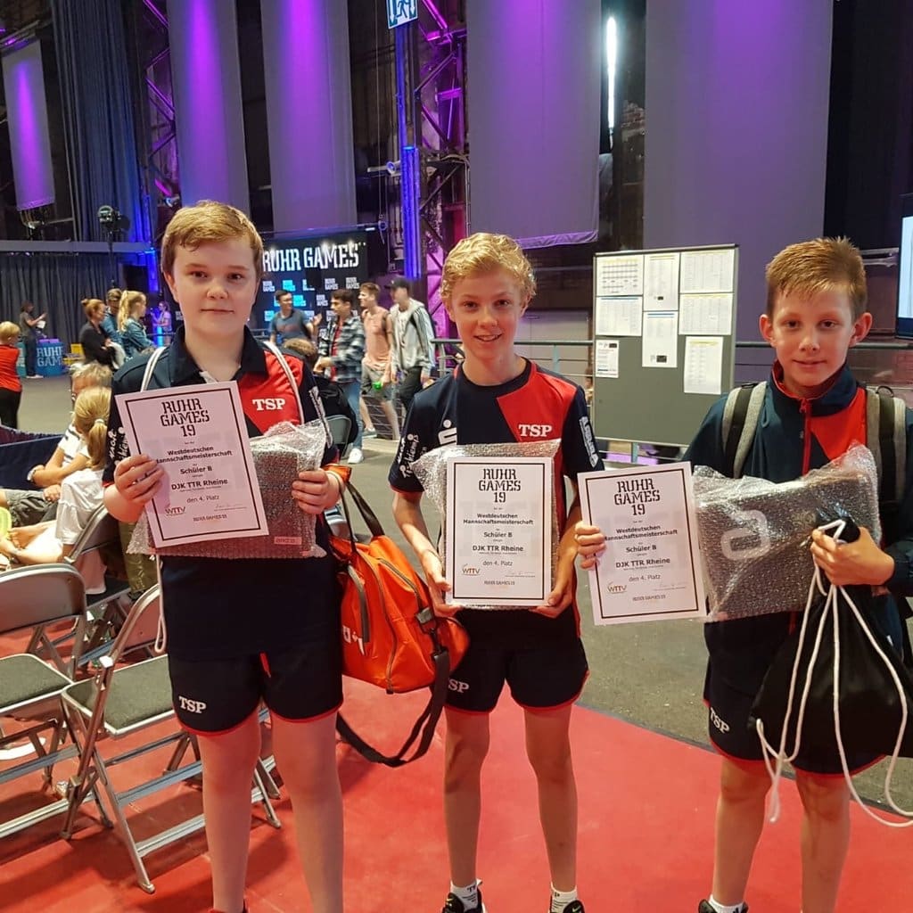 Westdeutsche Mannschaftsmeisterschaften 2019: U15 Team wird 3. und U13 Team wird 4.