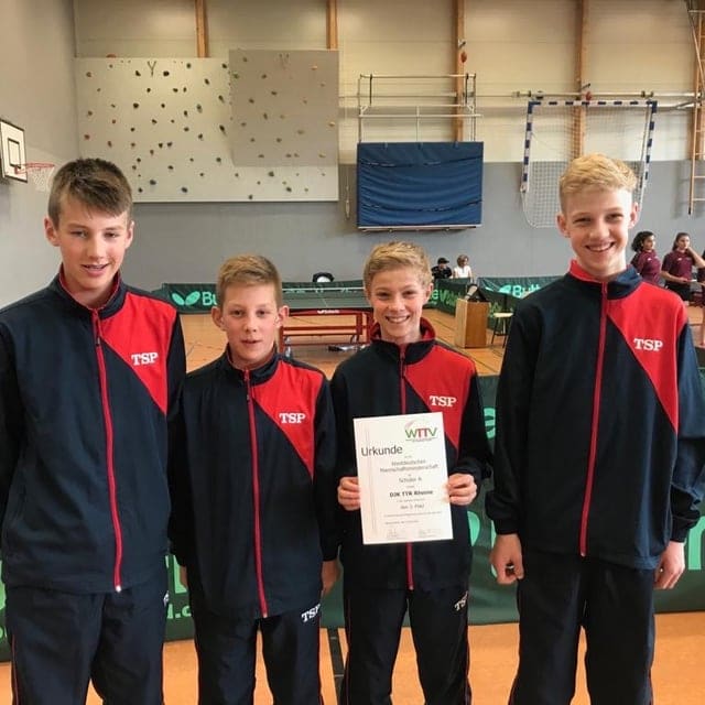 Westdeutsche Mannschaftsmeisterschaften 2019: U15 Team wird 3. und U13 Team wird 4.
